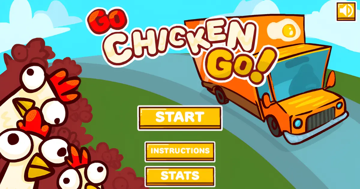 Captura de pantalla del gameplay de Go Chicken Go