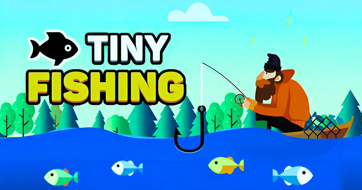 Captura de pantalla del gameplay de Tiny Fishing