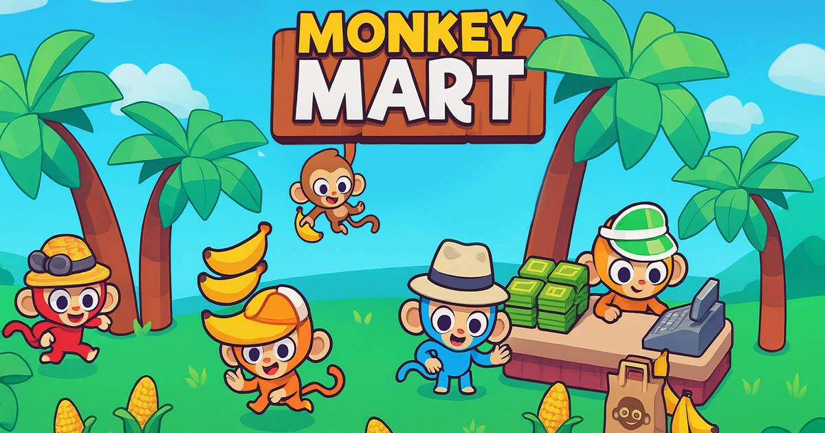 Captura de pantalla del gameplay de Monkey Mart